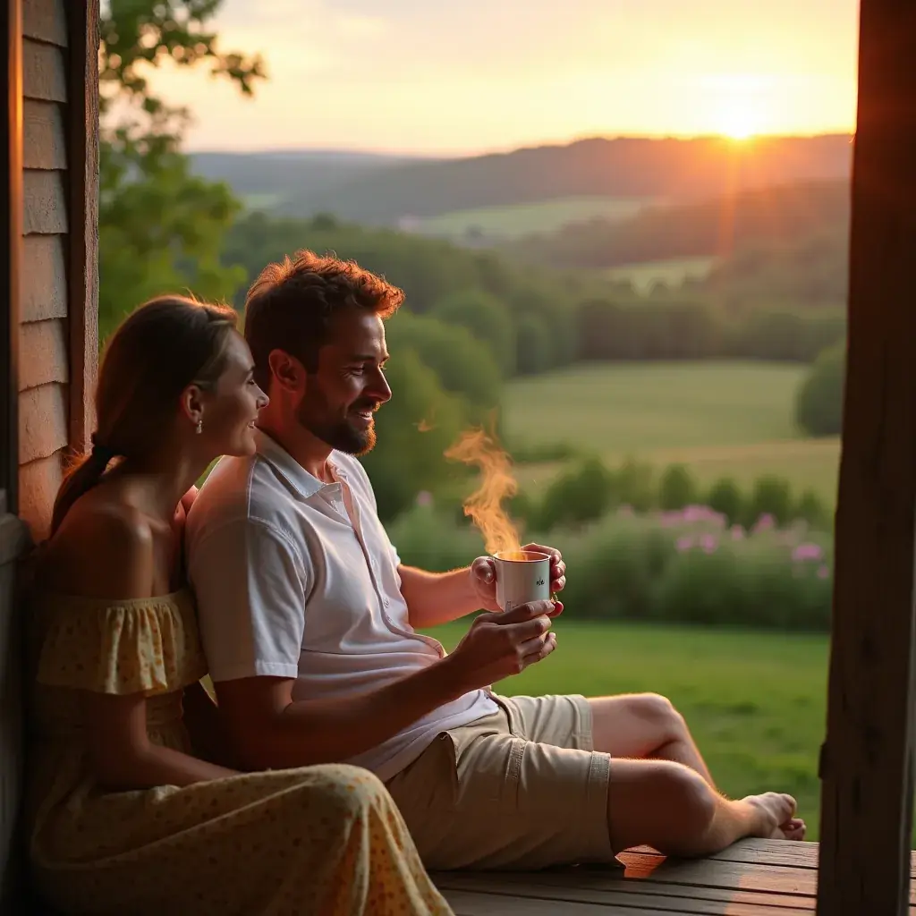 Családi pillanat, ahol mindenki együtt élvezi a gyógynövény teát.